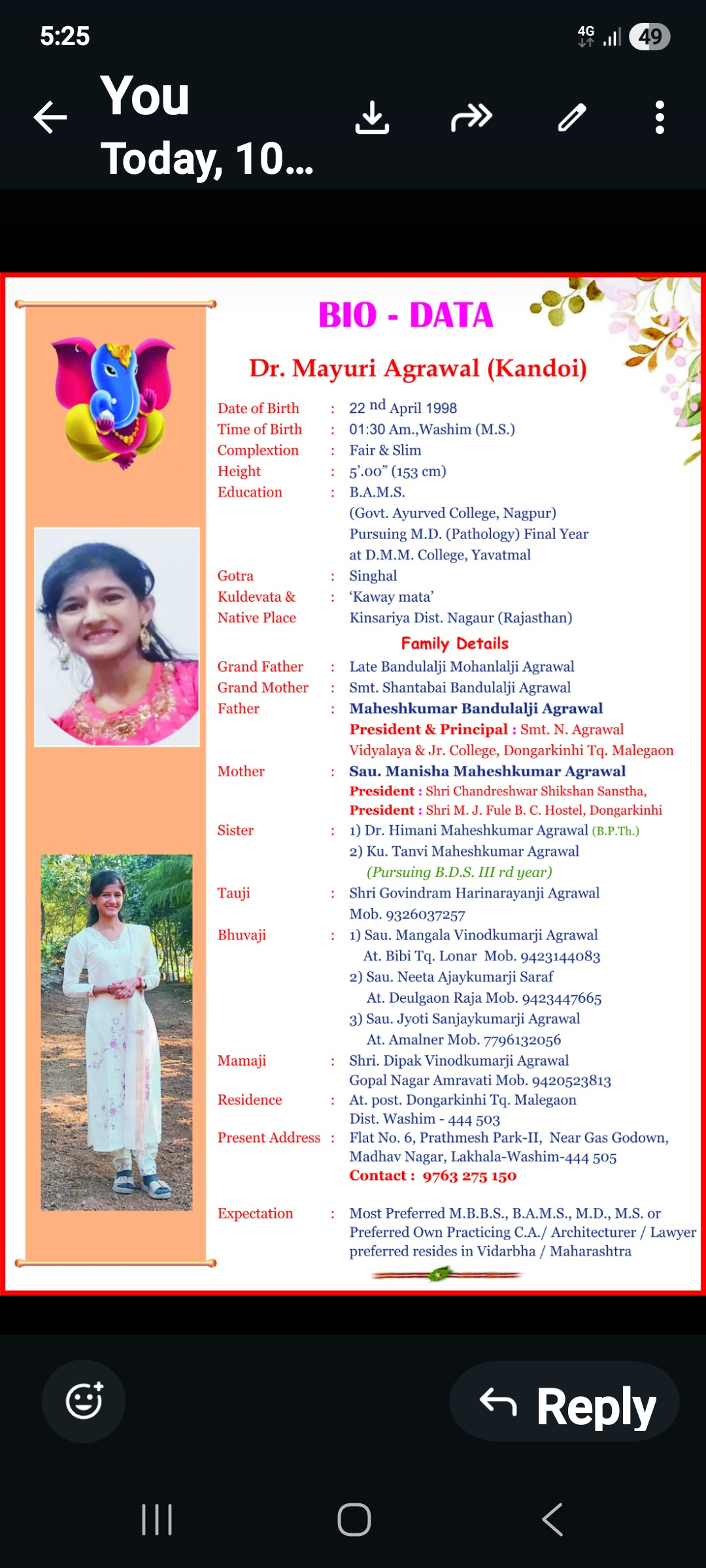 Mayuri Maheshkumar Agrawal