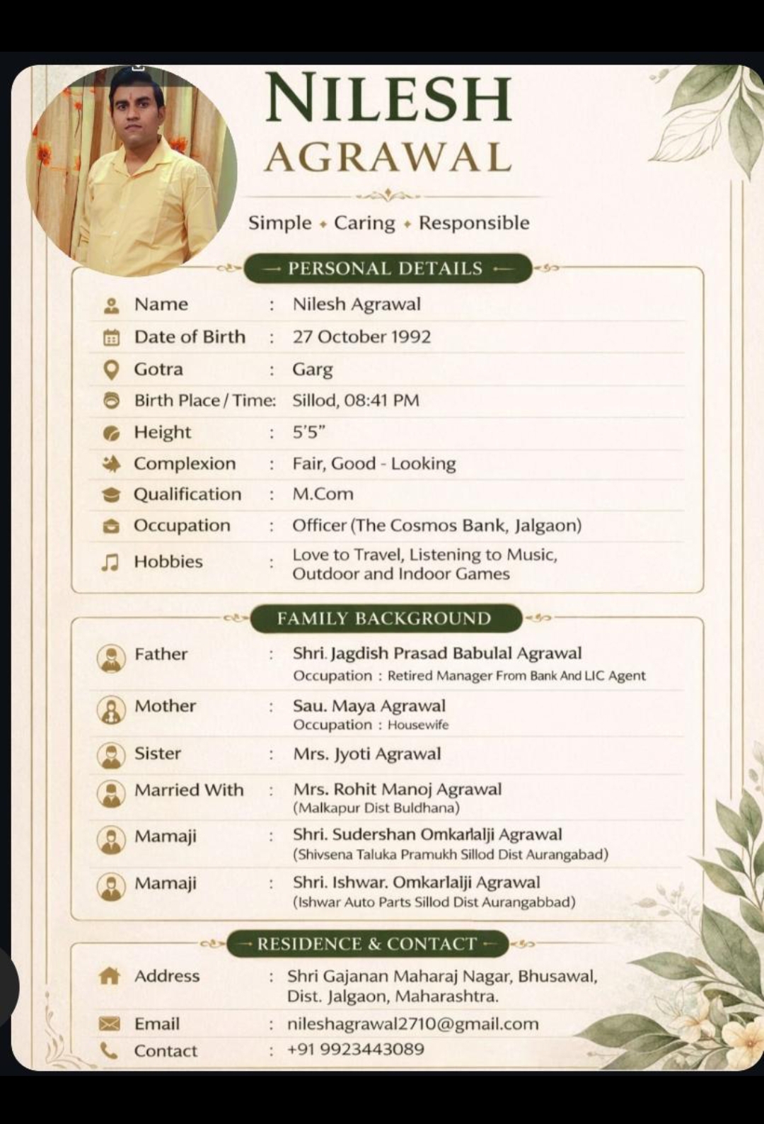 Nilesh Jagdish Agrawal