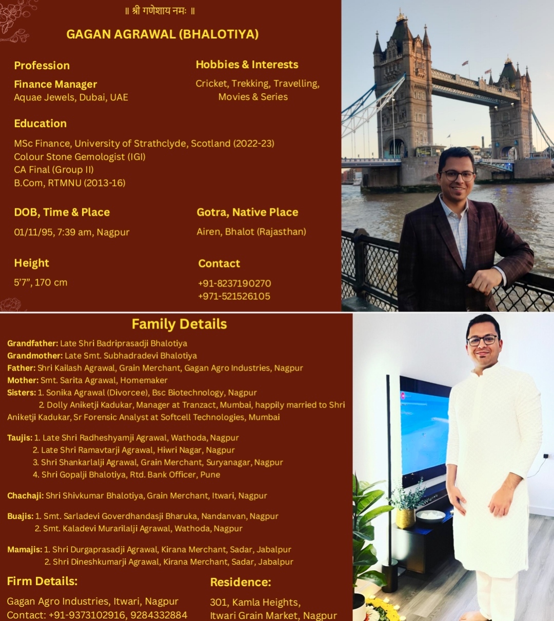 Gagan AGRAWAL ( BHALOTIYA )